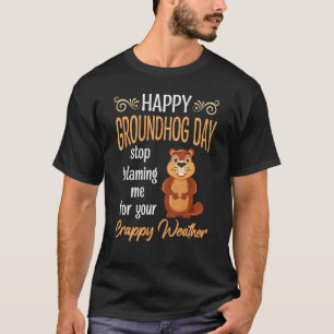 Camiseta Feliz Día de la Marmota Graciosa