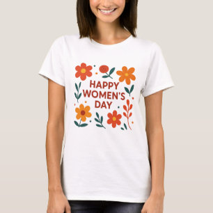 Camiseta Feliz Día de la Mujer