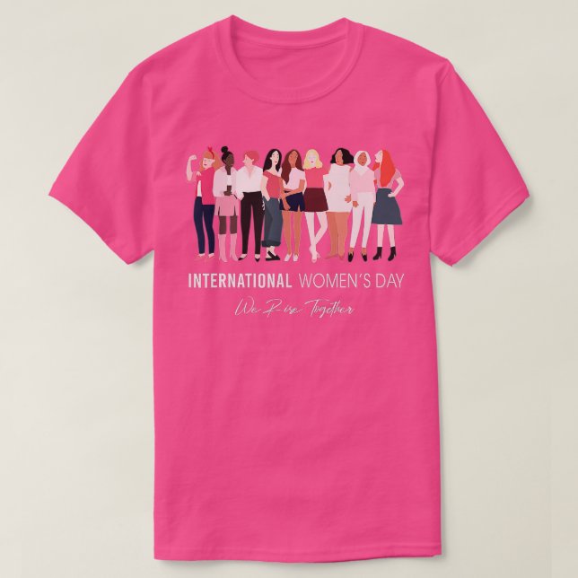 Camiseta Feliz Día de la Mujer 8 de marzo de 2023 (Diseño del anverso)