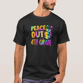 Camiseta Feliz Día De La Paz Escolar En Cuarto Grado.