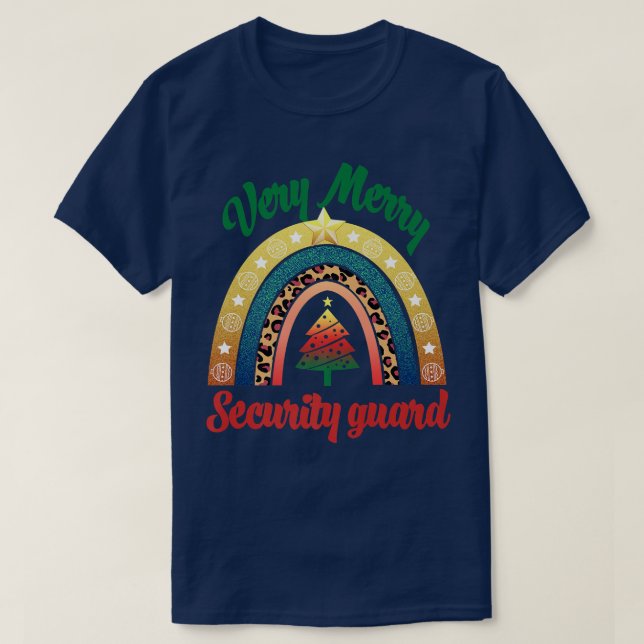 Camiseta Feliz Día de la Seguridad Gaurante Rainbow Funny P (Diseño del anverso)