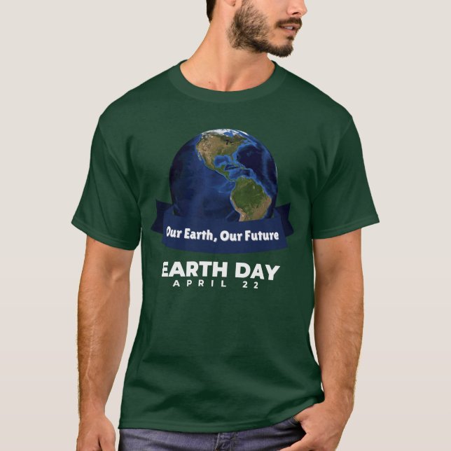 Camiseta Feliz Día de la Tierra (Anverso)