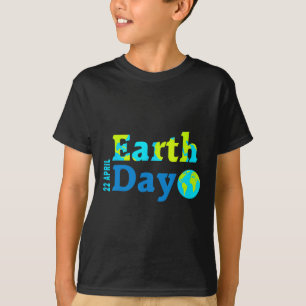 Camiseta Feliz Día de la Tierra 2025 Regalos Niños del Día 