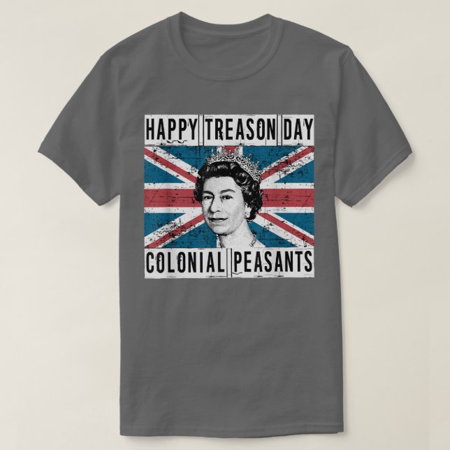 Camiseta Feliz Día de la Traición Británica el 4 de julio (Diseño del anverso)