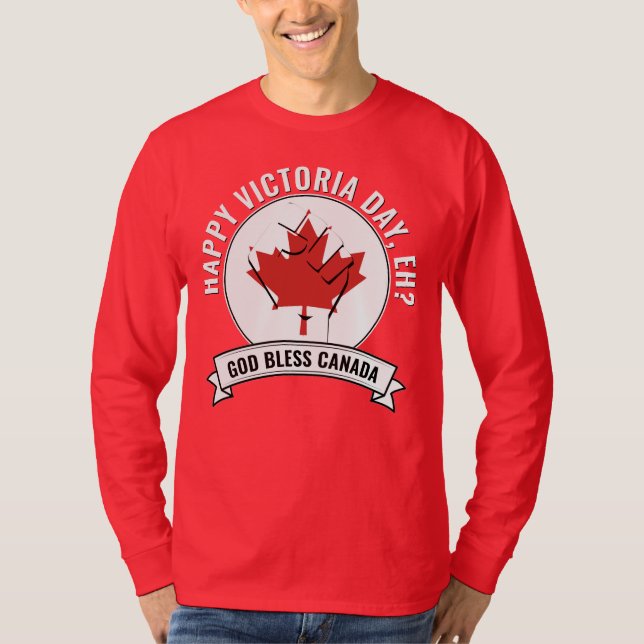 Camiseta FELIZ DÍA DE LA VICTORIA, ¿EH? Canada (Anverso)