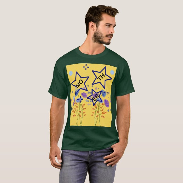 CAMISETA FELIZ DÍA DE LAS MADRES  (Anverso completo)
