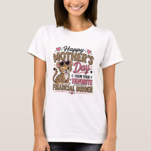 Camiseta Feliz día de las madres de la Carga Financiera Fav