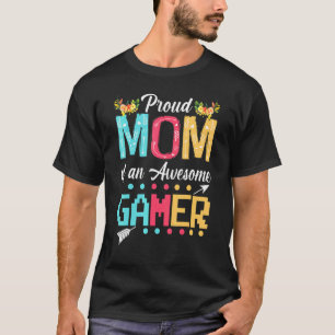 Camiseta Feliz Día De Las Madres Orgullosa Mamá De Juegos F