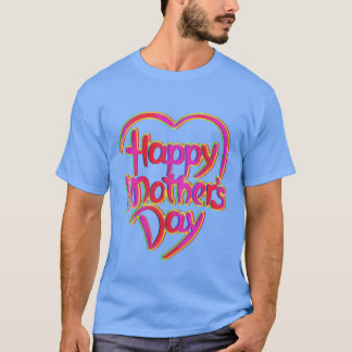 Camiseta Feliz Día de las Madres retro