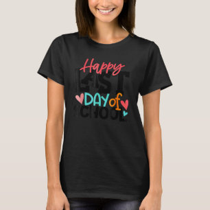 Camiseta Feliz Día De Los Estudiantes Y Maestros Cortados