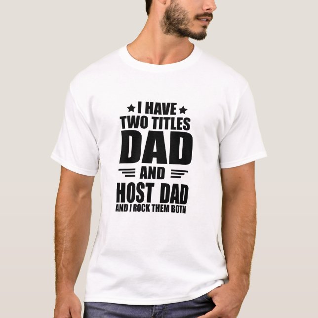 Camiseta Feliz día de los mejores padres, ideas de buenos a (Anverso)