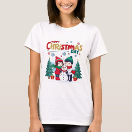 Camiseta Feliz Día de los Navidades