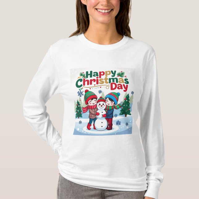 Camiseta Feliz Día de los Navidades (Anverso)