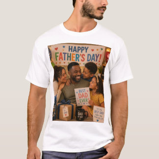 Camiseta Feliz día de los padres