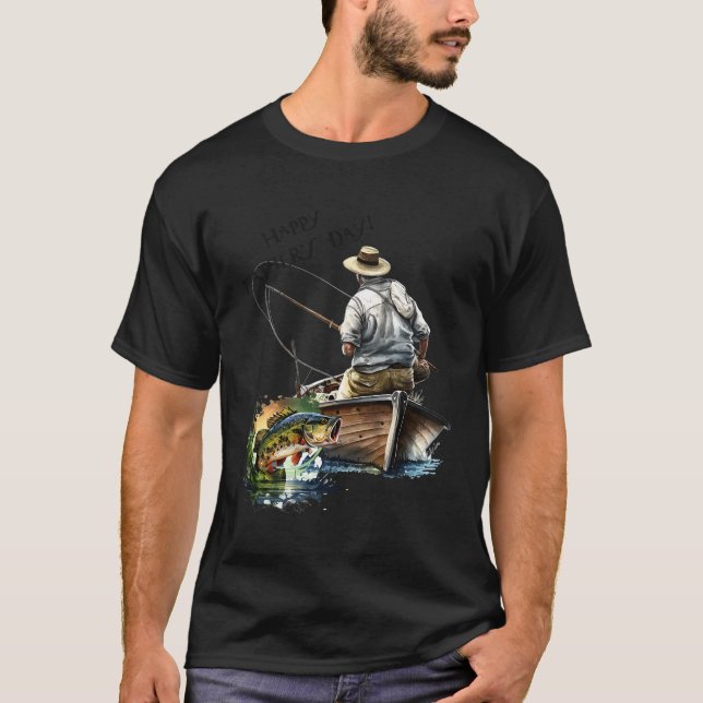 Camiseta Feliz Día de los Padres Pesqueros de Sed (Anverso)