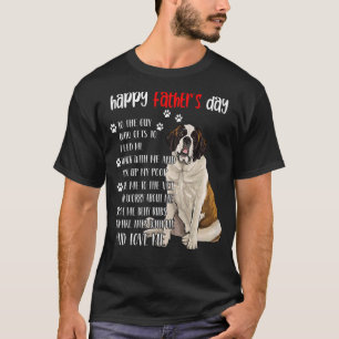 Camiseta Feliz Día de los Padres St Bernard Dad St Bernard