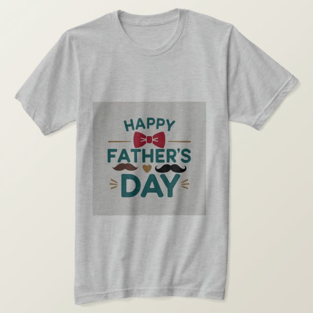 CAMISETA FELIZ DÍA DE LOS PADRES TSHIRT (Anverso del diseño)