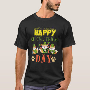 Camiseta Feliz Día de los Tratos del Gato Divertido Cat Lov