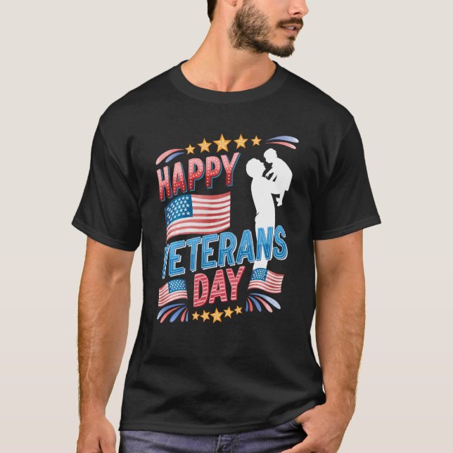 Camiseta Feliz Día de los Veteranos Perfecto (Anverso)