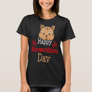 Camiseta Feliz Día de Meowentines Gato Criador de Gato Vale