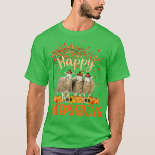 Camiseta Feliz Día de Oveja A La Dueña De La Oveja De Acció