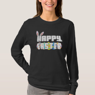 Camiseta Feliz Día de Pascua 2022 Contigo Hug Eggs Mujeres
