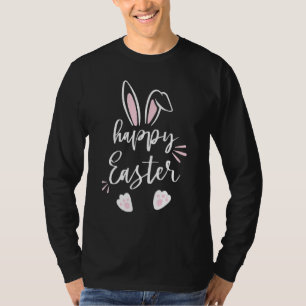 Camiseta Feliz Día De Pascua 2022 Hermanos Y Conejo F