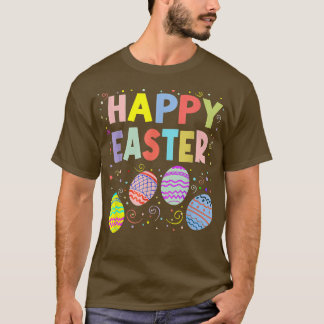 Camiseta Feliz Día de Pascua Bunny Egg Hung Spring Christia