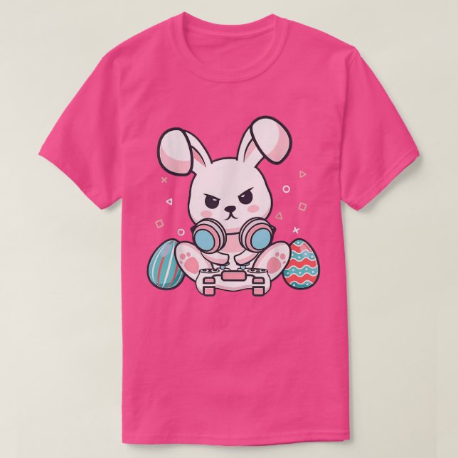 Camiseta Feliz Día de Pascua Bunny Egg Niños Chicas G (Diseño del anverso)