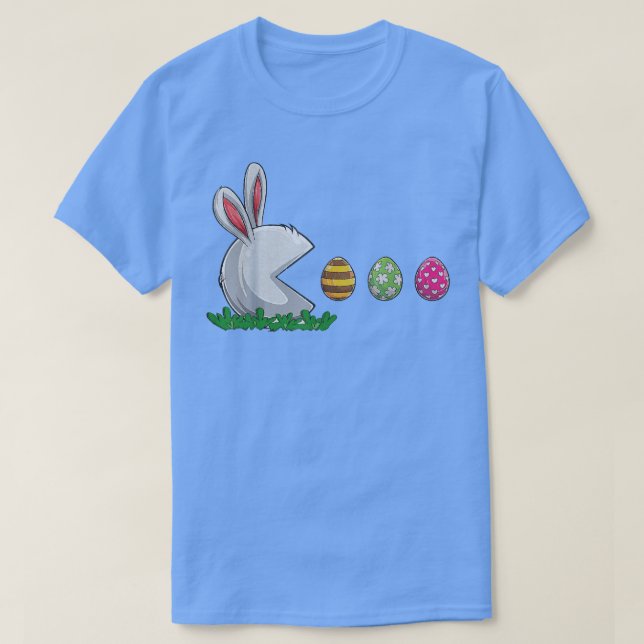 Camiseta Feliz Día de Pascua Bunny Egg Niños divertidos Chi (Diseño del anverso)