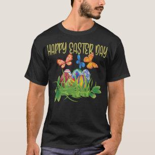 Camiseta Feliz Día de Pascua con Pascua de Huevos