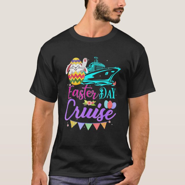 Camiseta Feliz Día de Pascua Cruise divertida barco de cruc (Anverso)