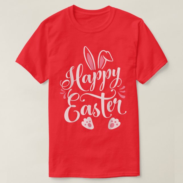 Camiseta Feliz Día de Pascua del Conejo Conejo Conejo Conej (Diseño del anverso)