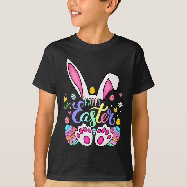 Camiseta Feliz Día de Pascua del Conejo Conejo Conejo Conej (Anverso)
