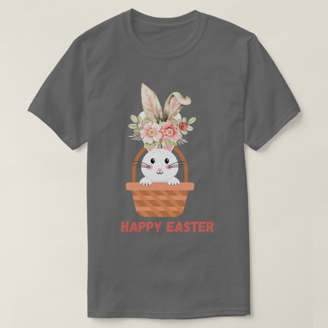 Camiseta Feliz Día de Pascua del Conejo Conejo Conejo Conej (Diseño del anverso)