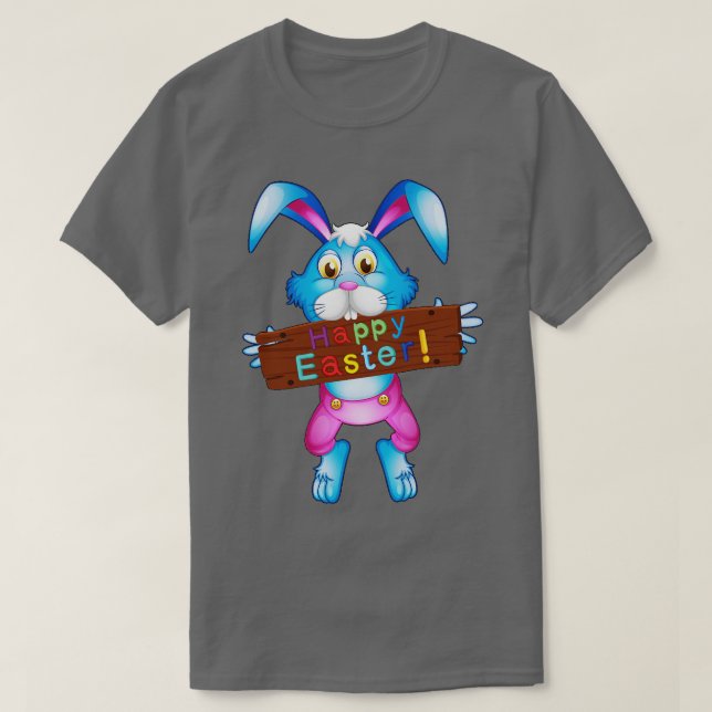 Camiseta Feliz Día de Pascua del Conejo Conejo Conejo Conej (Diseño del anverso)