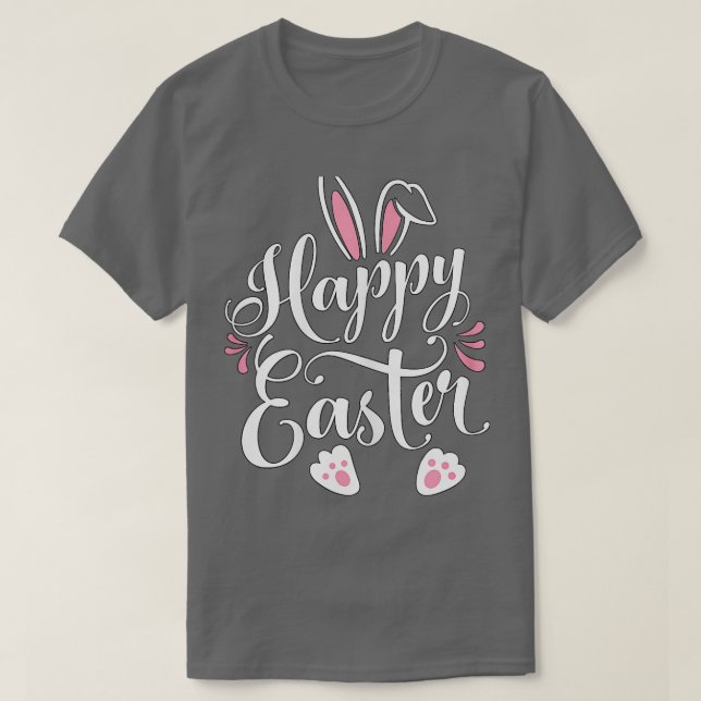 Camiseta Feliz Día de Pascua del Conejo Conejo Conejo Conej (Diseño del anverso)