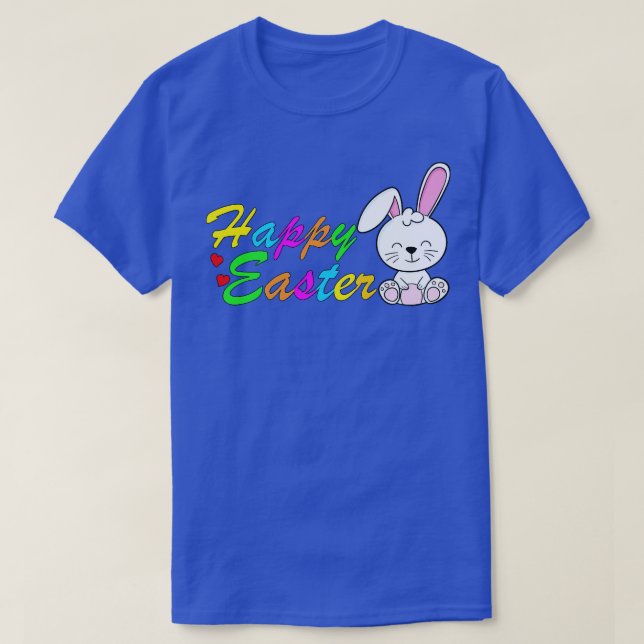 Camiseta Feliz Día de Pascua del Conejo Conejo Conejo Conej (Diseño del anverso)