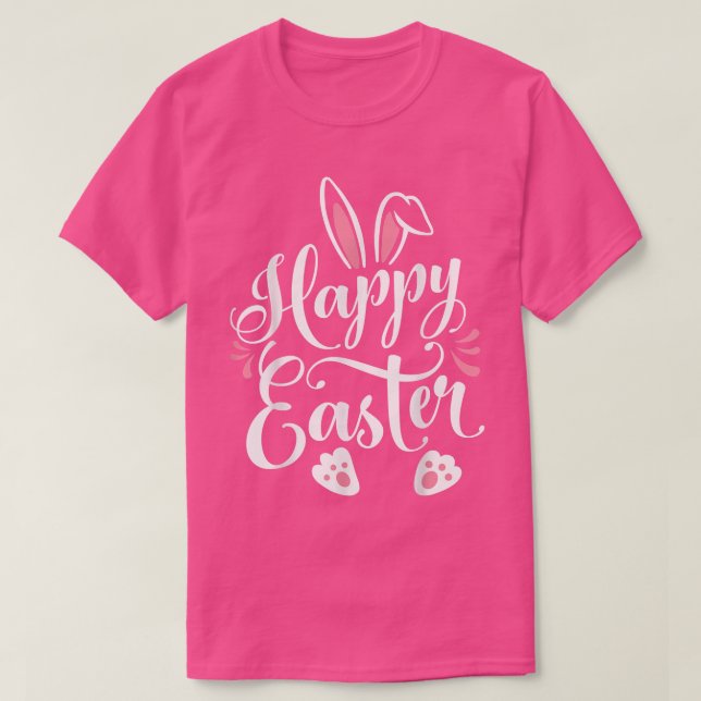 Camiseta Feliz Día de Pascua del Conejo Conejo Conejo Conej (Diseño del anverso)