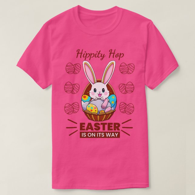 Camiseta Feliz Día de Pascua del Conejo Conejo Conejo Conej (Diseño del anverso)
