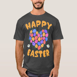 Camiseta Feliz Día de Pascua Divertidos huevos cazando Pasc