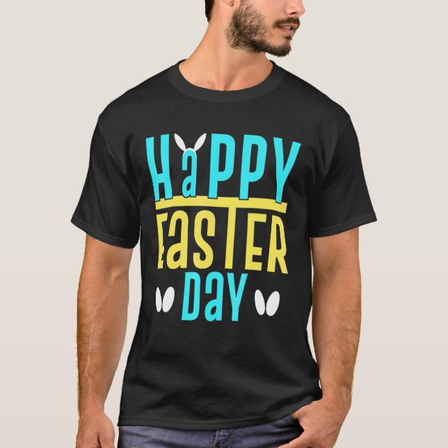 Camiseta Feliz Día de Pascua Esencial (Anverso)
