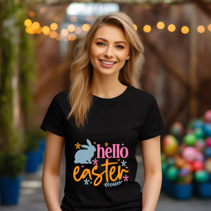 Camiseta Feliz Día de Pascua - Flores divertidas