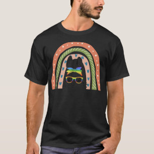 Camiseta Feliz Día de Pascua Gafas de Conejo Pop It Pascua