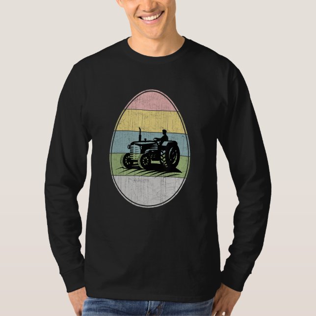 Camiseta Feliz Día de Pascua Granjero de Huevos Gráficos (Anverso)