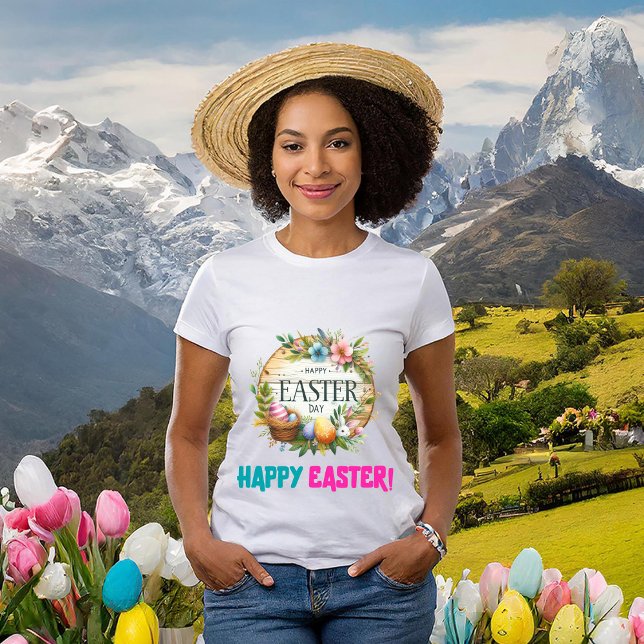 Camiseta Feliz Día de Pascua - Mujer (Subido por el creador)