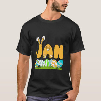 Camiseta Feliz Día de Pascua Niños Hombres Nombre Personali