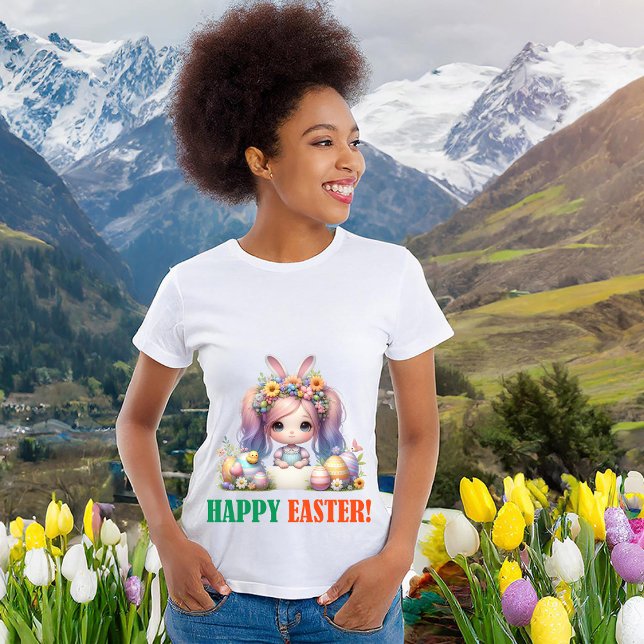 Camiseta Feliz Día de Pascua - Whimsical (Subido por el creador)