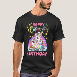 Camiseta Feliz Día de Pascua y sí, es mi cumpleaños bandido