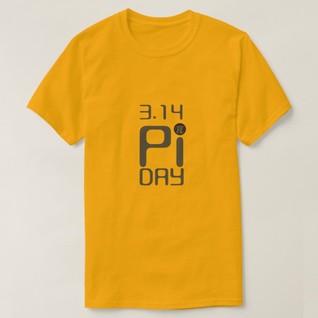 Camiseta Feliz Día De Pi (Diseño del anverso)